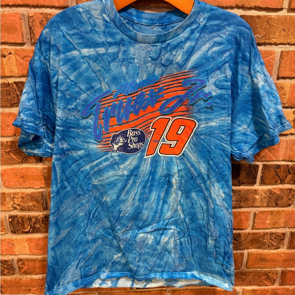 Bass Pro Shops Blue Graphic Racing T-Shirt